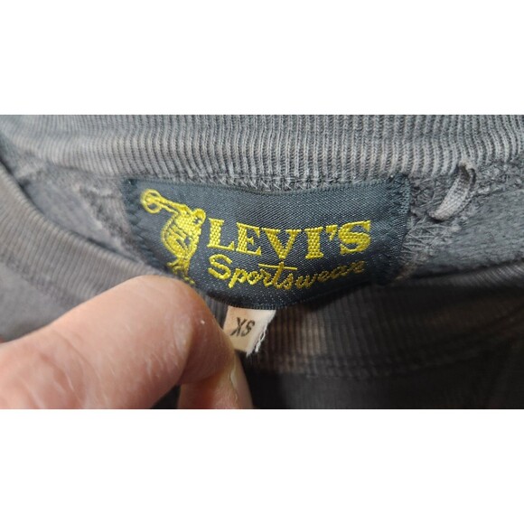 Levi's Vintage Clothing LVC 1950s XS 100% Cotton Brown Sportswear Sweatshirt - Picture 7 of 9